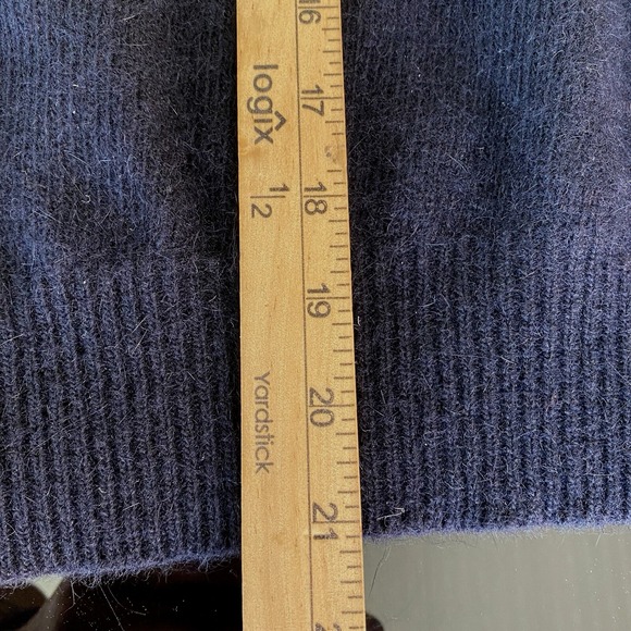 Susan Bristol‎ Angora Lambswool Sweater Hand Embroidered Stawberry Puff Sleeves - Picture 10 of 16